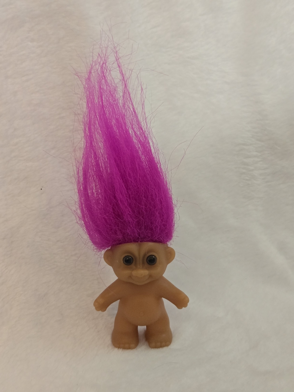 Russ Vintage Troll Doll with Bright Pink Hair